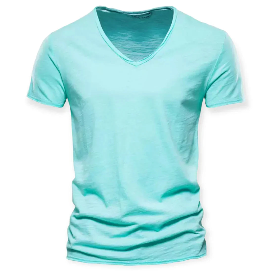 Archie - Cómoda V-Neck Camiseta Básica Hombre