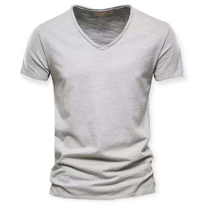 Archie - Cómoda V-Neck Camiseta Básica Hombre