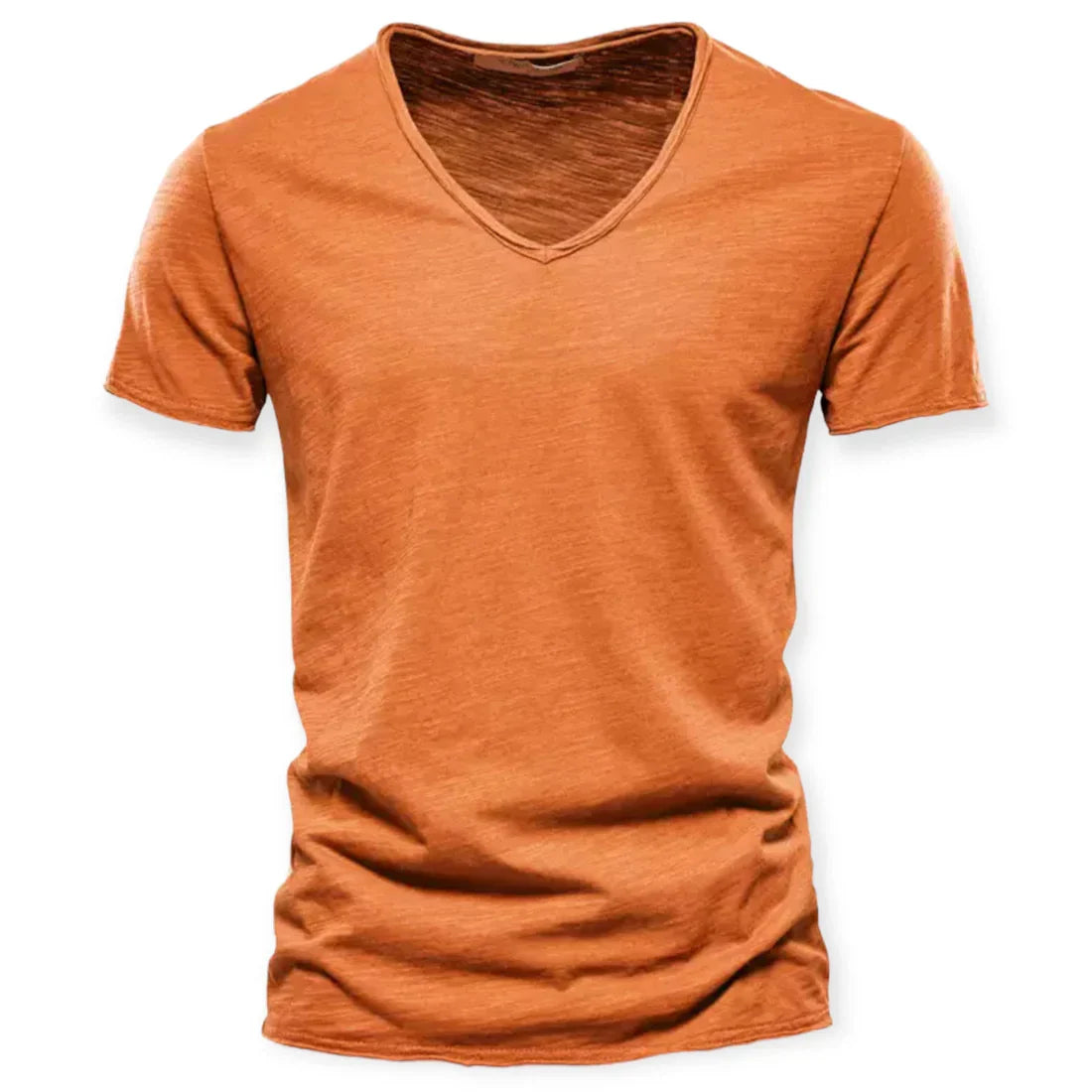 Archie - Cómoda V-Neck Camiseta Básica Hombre