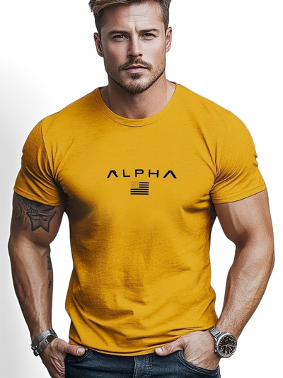 Neal - Camiseta básica con cuello redondo para hombres