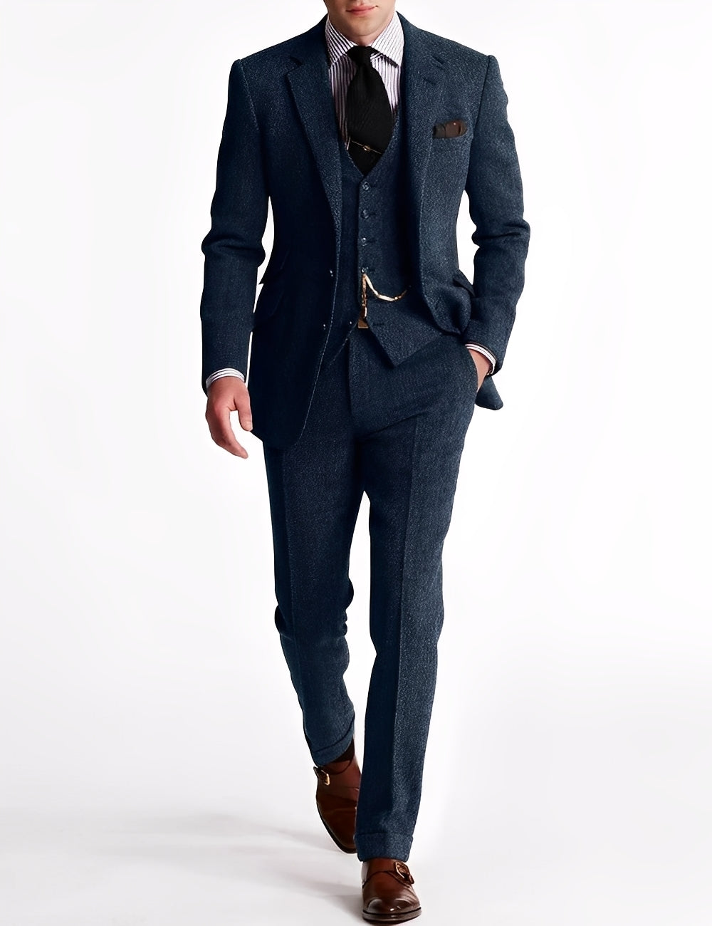 Alden - Formales trajes de esmoquin estrechos para hombres