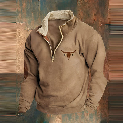 Kenton - Elegante suéter con cremallera para hombres