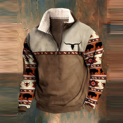 Kenton - Elegante suéter con cremallera para hombres