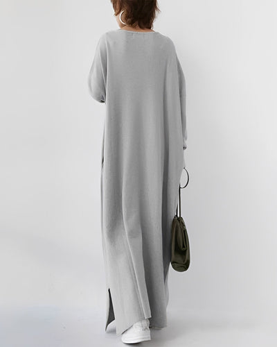 Eliana – Vestido Largo de Manga Larga