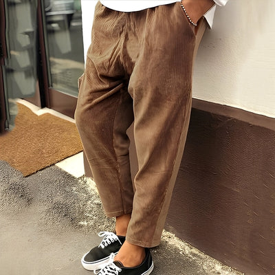 Marvin - Cómodo Pantalón Baggy de Pana para Hombres
