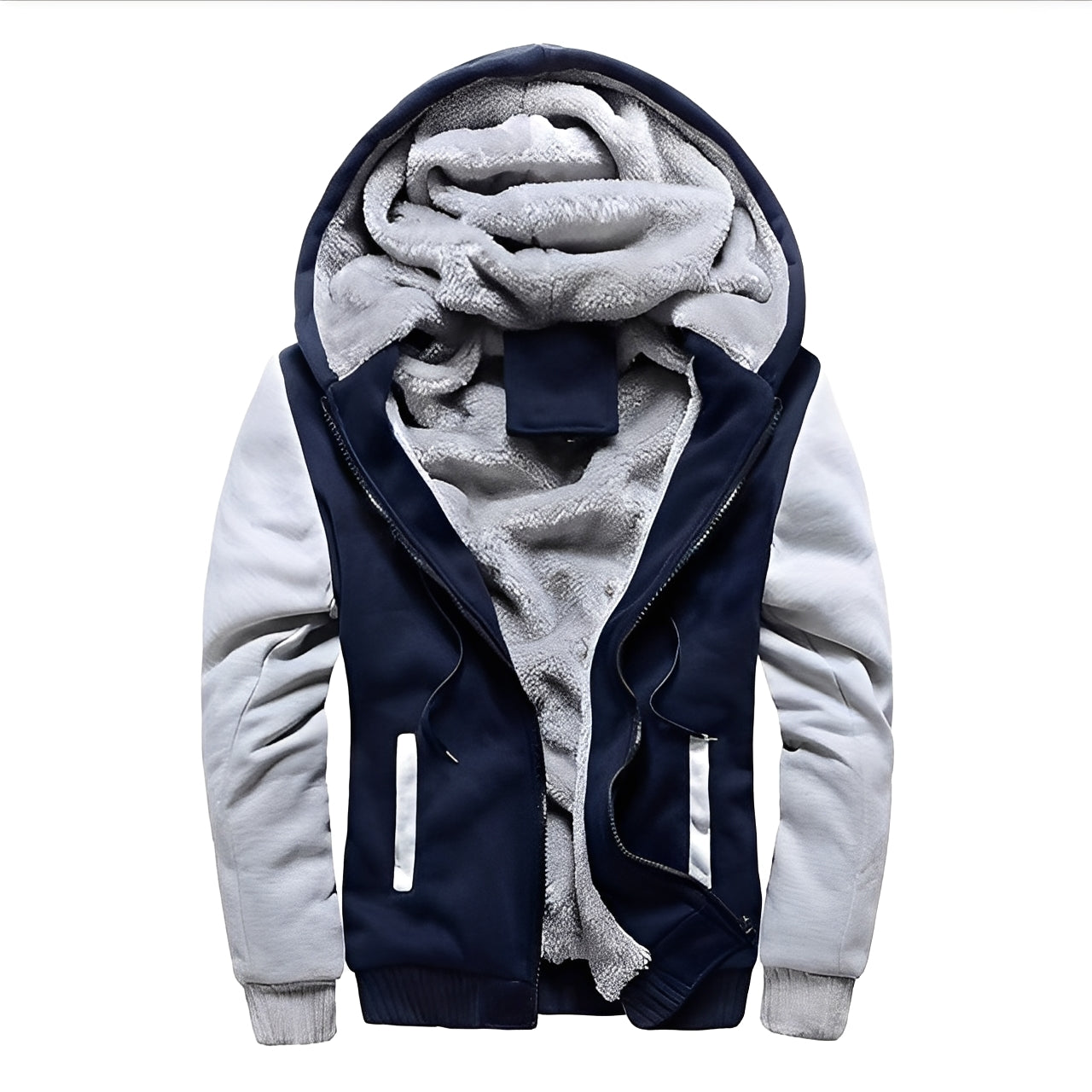 Orrell - Chaqueta con capucha y forro de polar para hombres