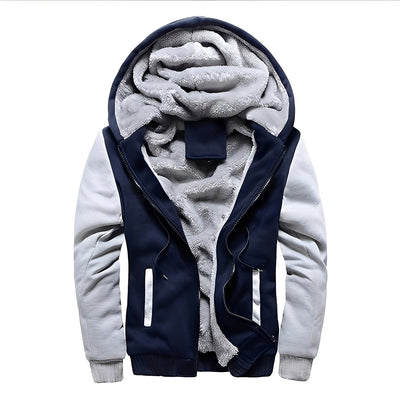 Orrell - Chaqueta con capucha y forro de polar para hombres
