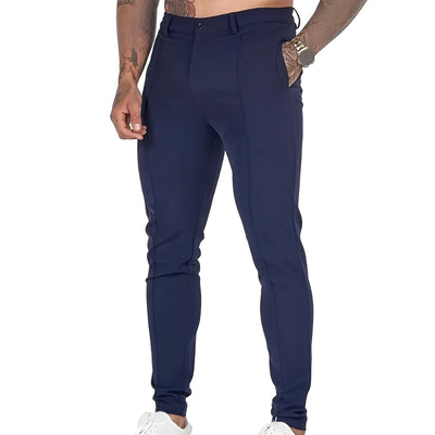 Stuart - Pantalones Casuales Ajustados para Hombres