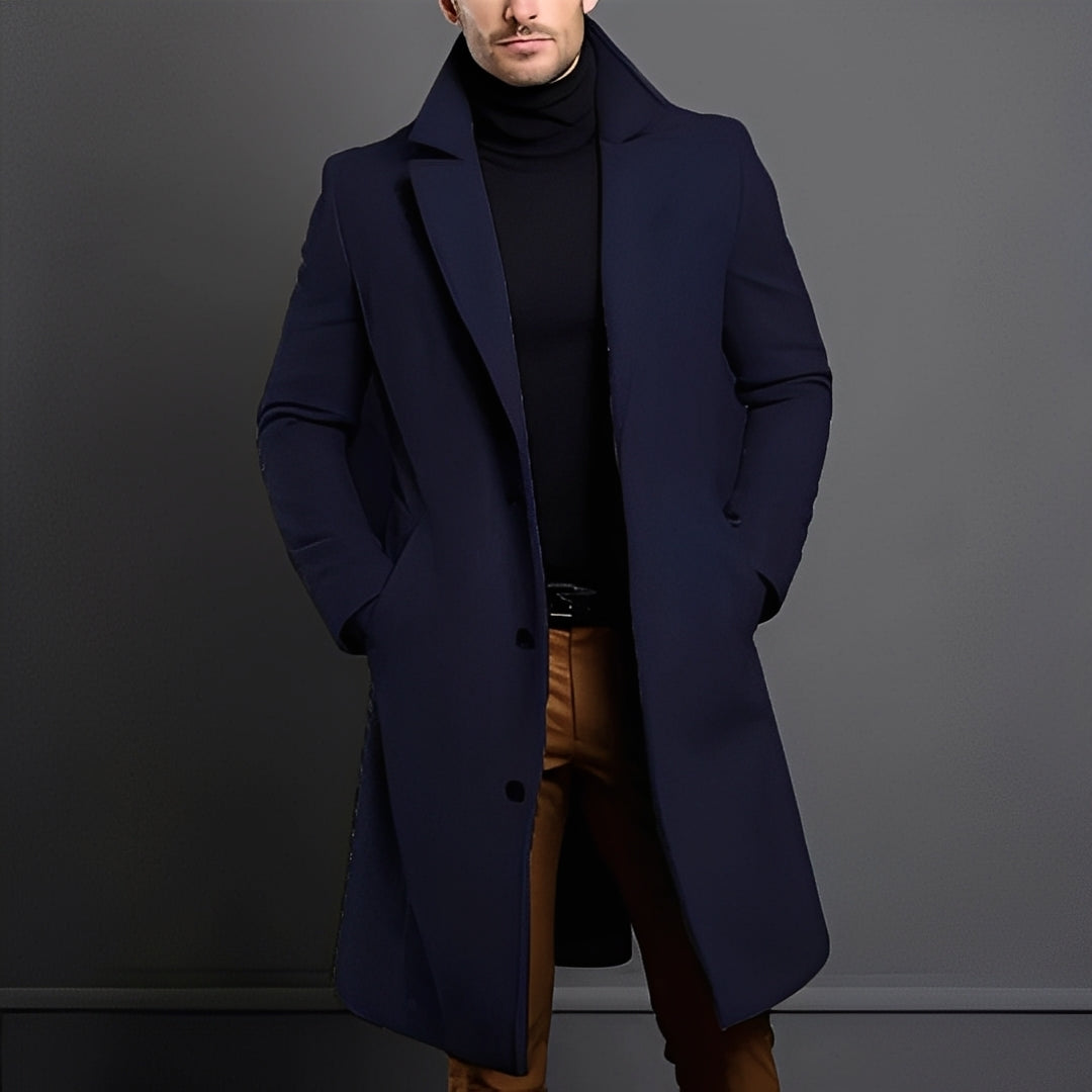 Tucker - Elegante Abrigo de Lana para Hombres