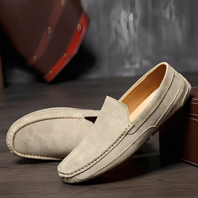 Cameron - Elegantes, casuales mocasines de gamuza para hombres