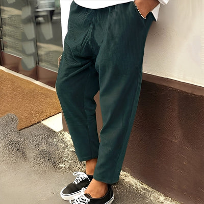 Marvin - Cómodo Pantalón Baggy de Pana para Hombres