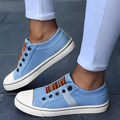 Delphia - Zapatos Casuales de Lona para Mujer