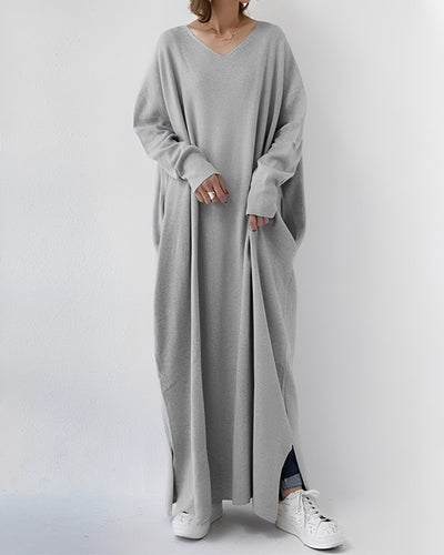 Eliana – Vestido Largo de Manga Larga