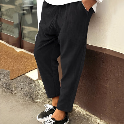 Marvin - Cómodo Pantalón Baggy de Pana para Hombres
