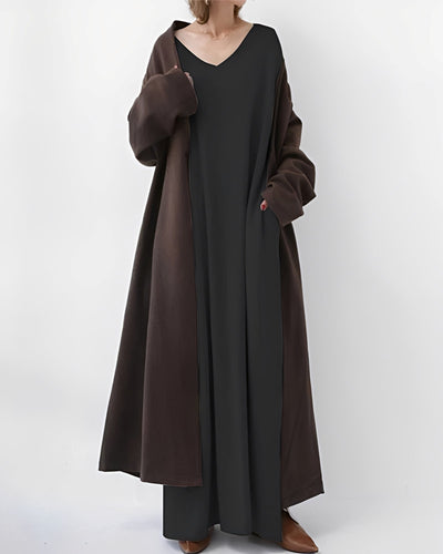 Eliana – Vestido Largo de Manga Larga