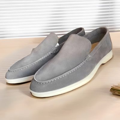 Dwayne - Elegantes mocasines de cuero planos para hombres