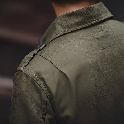 Arnold - Clásica chaqueta de lavado con bolsillos para hombres