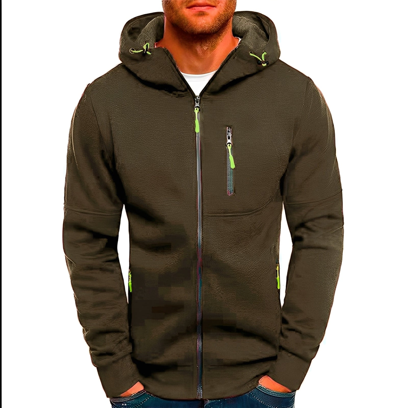Lowell - Casual, elegante chaqueta con capucha para hombres