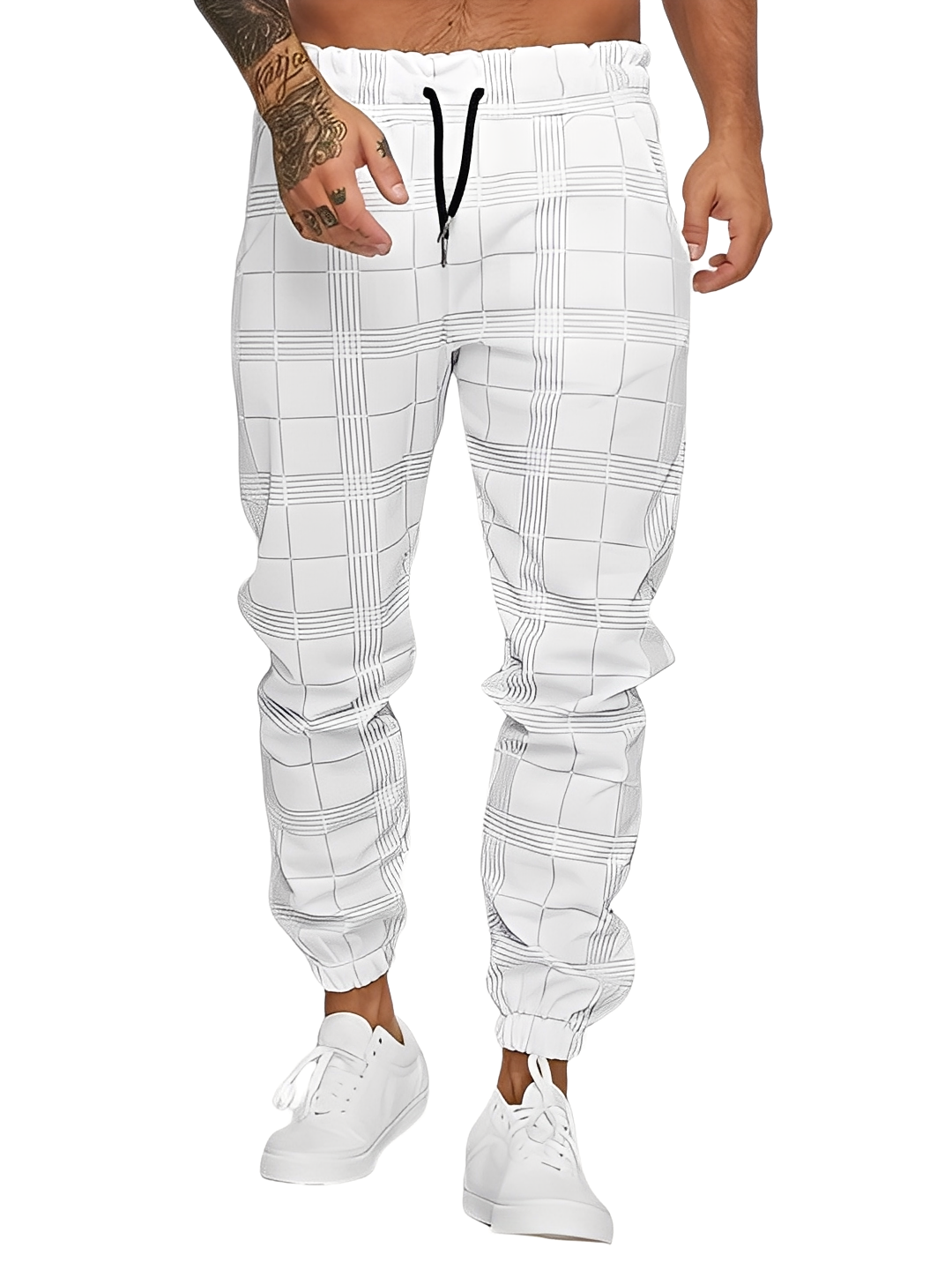 Colbert - Cómoda, holgada pantalón de cuadros para hombres