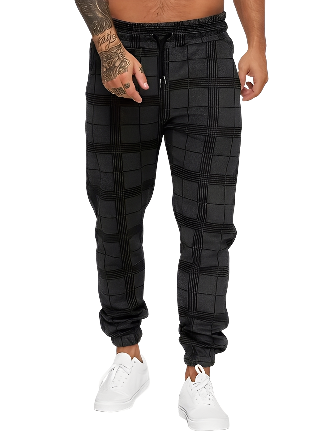 Colbert - Cómoda, holgada pantalón de cuadros para hombres
