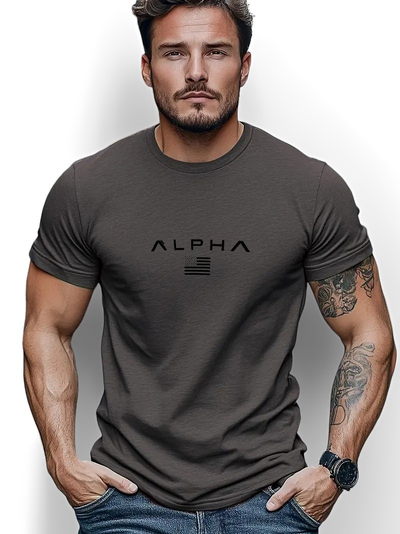 Neal - Camiseta básica con cuello redondo para hombres