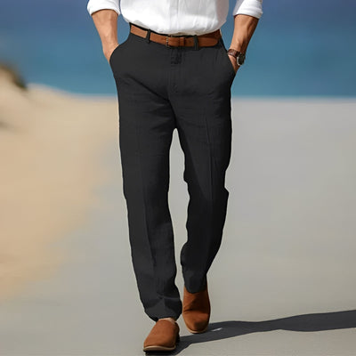 Trent - Casual, elegante pantalón de lino para hombres
