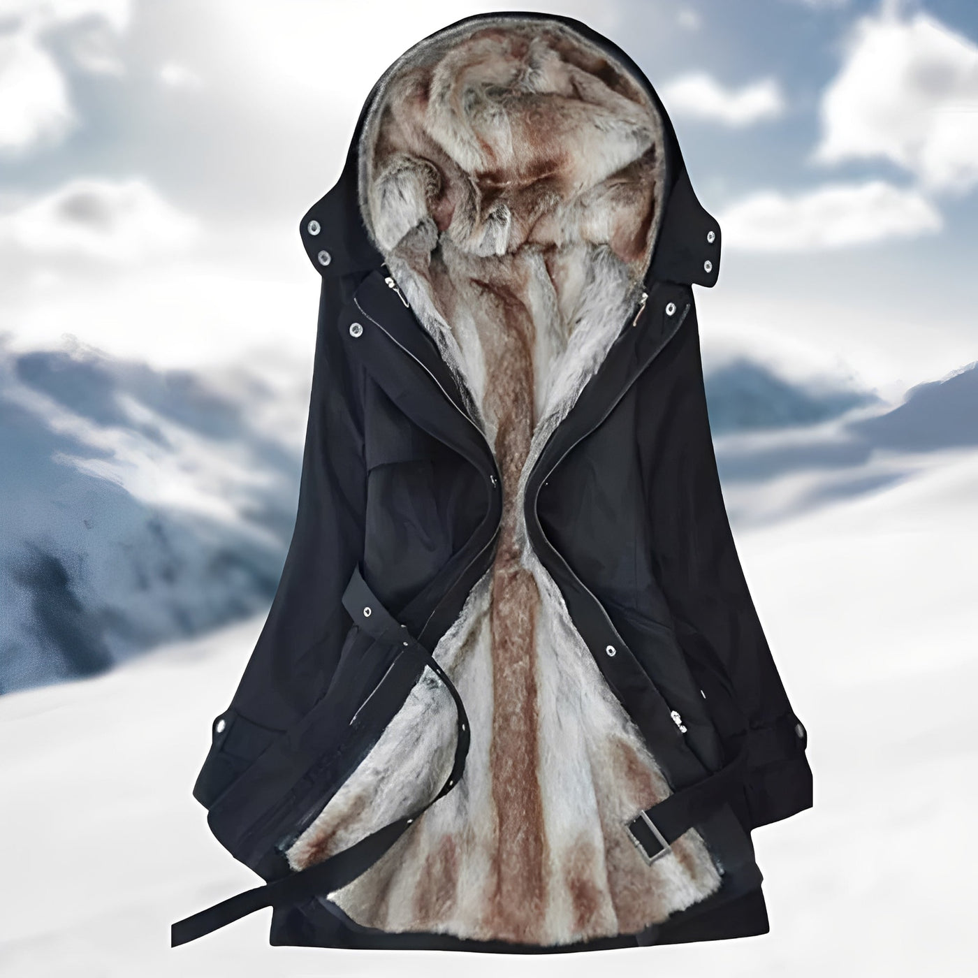 Debra - Cálido, grueso parka para mujeres