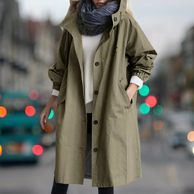 Shavonne - Elegante impermeable Trenchcoat para mujeres