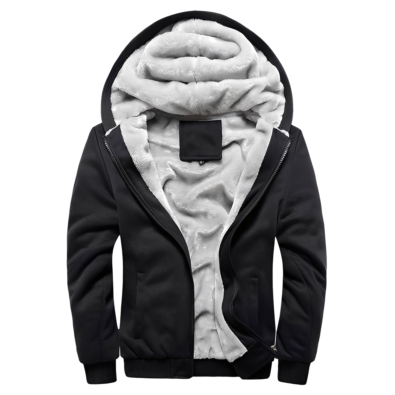 Orrell - Chaqueta con capucha y forro de polar para hombres