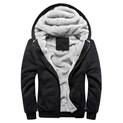 Orrell - Chaqueta con capucha y forro de polar para hombres