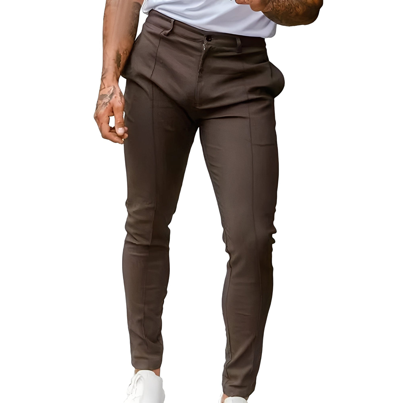 Stuart - Pantalones Casuales Ajustados para Hombres