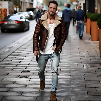 Nikolas - Elegante, cálida chaqueta para hombres