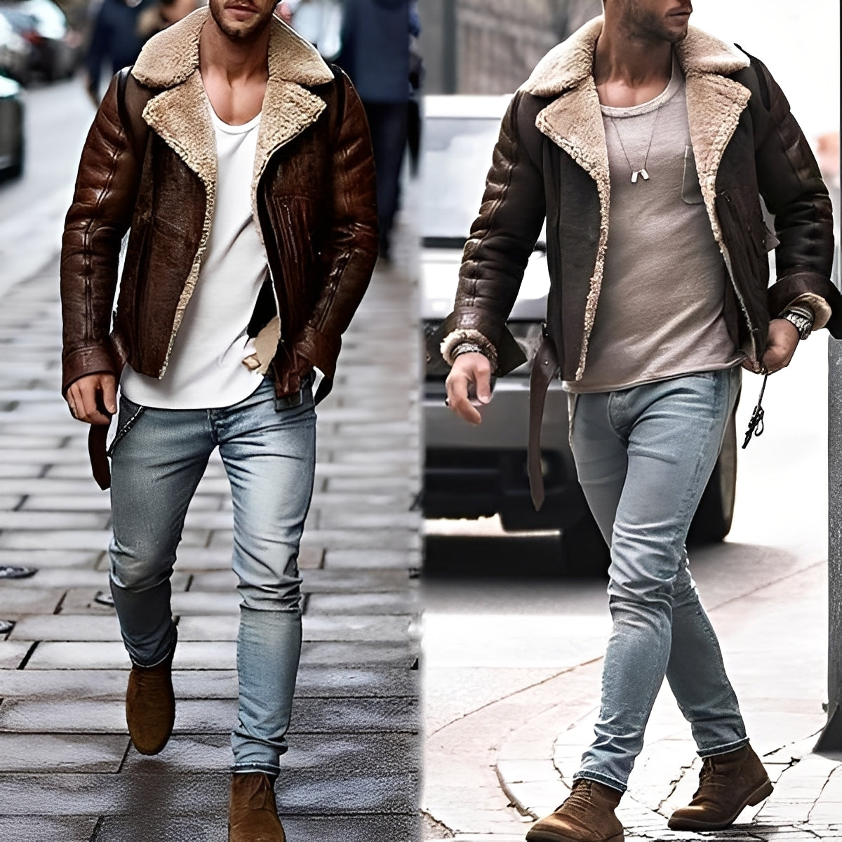 Nikolas - Elegante, cálida chaqueta para hombres