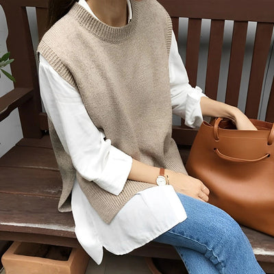Emmeline - Elegante, cómoda chaleco de punto para mujeres