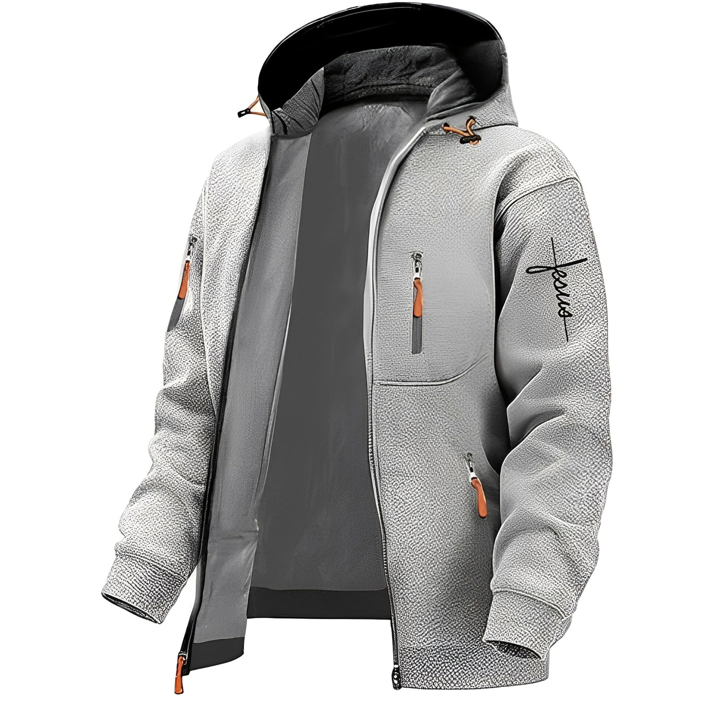 Lewin - Chaqueta con capucha cálida y casual para hombres