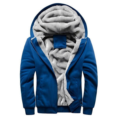 Orrell - Chaqueta con capucha y forro de polar para hombres