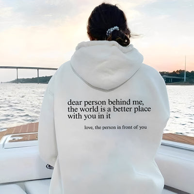 Cecilia - Cómodo hoodie con impresión llamativa para mujeres