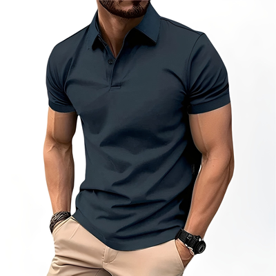 Deacon - Cómodo polo de manga corta para hombres