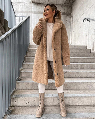 Georgiana - Elegante Chaqueta de Piel Sintética para Mujeres