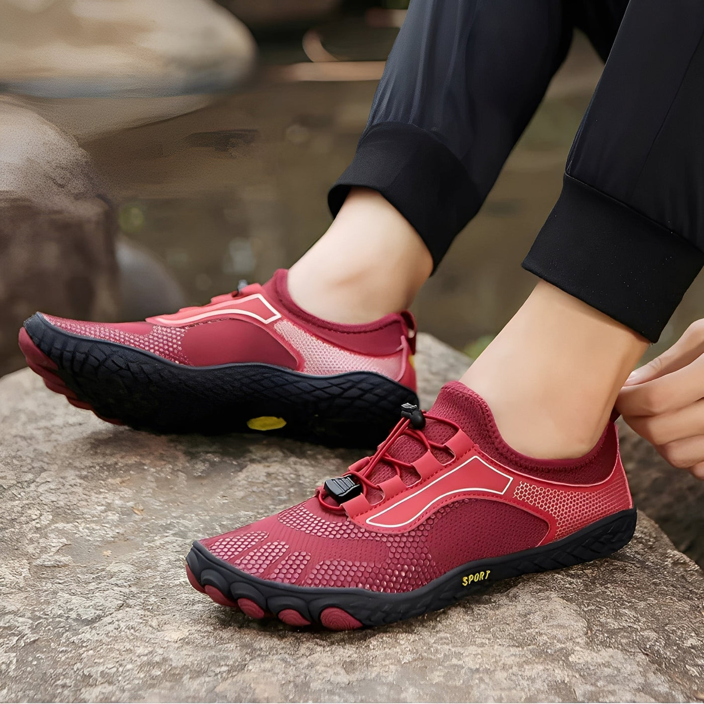 Garnet - Casuales Zapatillas Deportivas al Aire Libre para Hombres