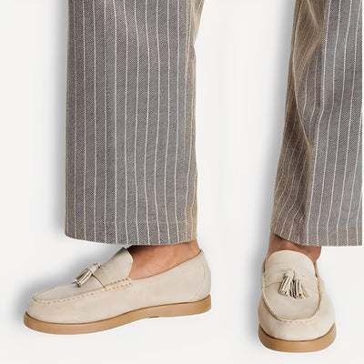 Dixon - Mocasines Casuales con Borlas para Hombres