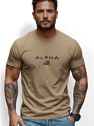 Neal - Camiseta básica con cuello redondo para hombres