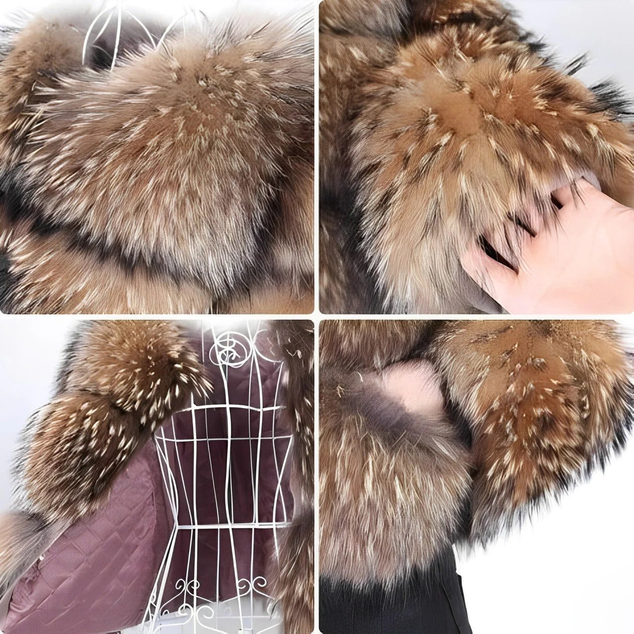 Sabryna - Elegante cálido abrigo de piel para mujeres
