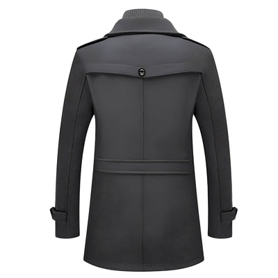 Jerald - Elegante larga trinchera para hombres