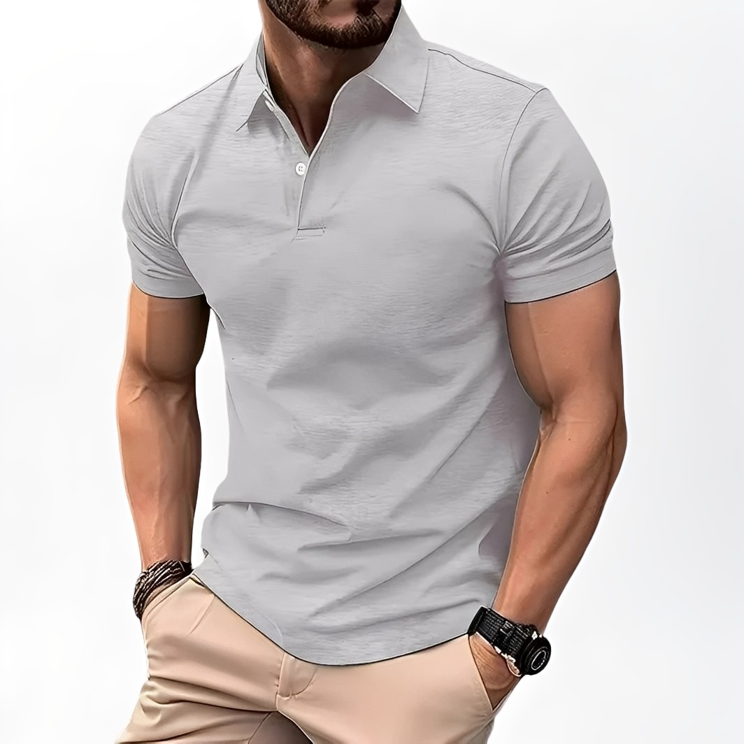Deacon - Cómodo polo de manga corta para hombres