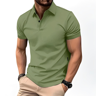 Deacon - Cómodo polo de manga corta para hombres