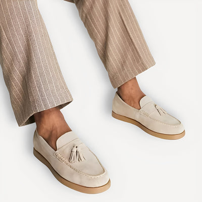 Dixon - Mocasines Casuales con Borlas para Hombres