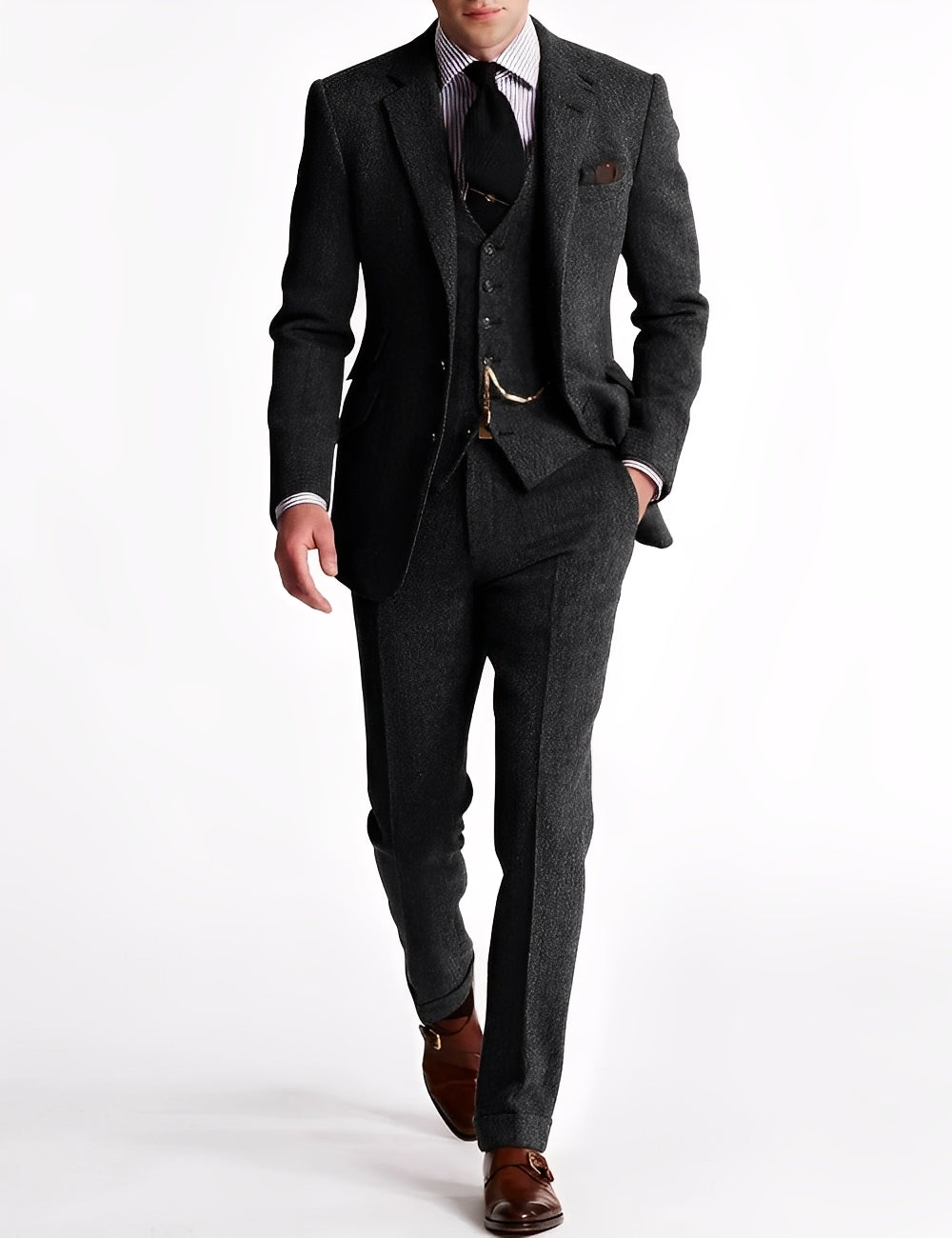 Alden - Formales trajes de esmoquin estrechos para hombres