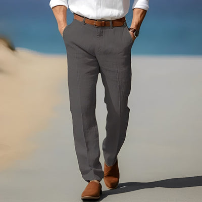 Trent - Casual, elegante pantalón de lino para hombres