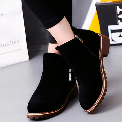 Chantelle - Elegantes Botas de Gamuza para Mujeres